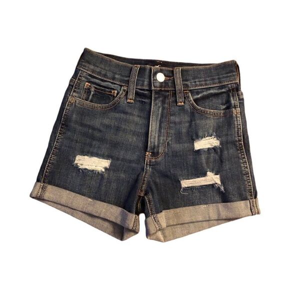 Hollister High-Rise Denim Shorts - Picture 1 of 3